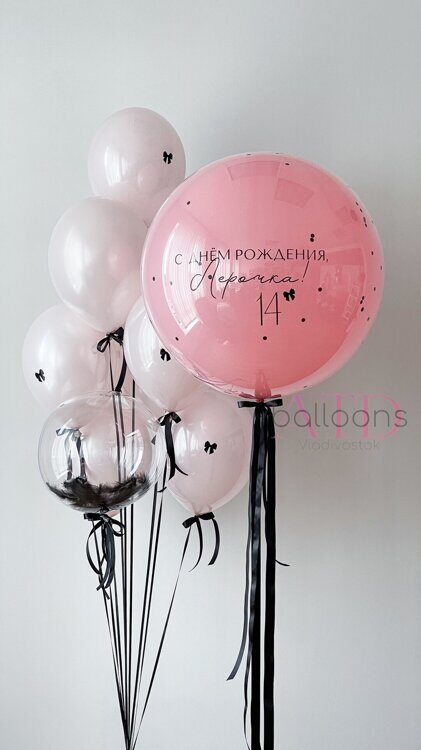 Воздушные шары для девочки на день рождения